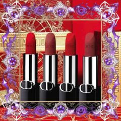 (Chính Hãng) Set 5 Son Môi Dior Rouge Dior Lipstick Velvet Màu 999 Đỏ Tươi, 720 Hồng Khô, 217 Hồng San Hô, 228 Đỏ Nâu, 188 Cam Đất Chính Hãng Chính Hãng
