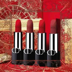 (Loại Tốt) Combo 5 Son Dior Rouge Dior Velvet Finish Bộ Sưu Tập Son Môi 999 Đỏ Tươi, 720 Hồng Khô, 217 Hồng San Hô, 228 Đỏ Nâu, 188 Cam Đất (5 x 1.5g) Uy Tín