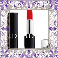 (Bản Mới) Son Môi Dior Rouge Velvet Nắp Hít 2025 Màu 999 Đỏ Tươi Sang Trọng, Lớp Finish Mịn Màng, Độ Bám Màu Xuất Sắc, Chính Hãng Nội Địa