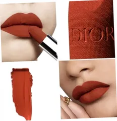 (Bản Mới) Set Son Dior Rouge Dior Couture Velvet Finish 840 Rayonnante Đỏ Cam Đất + Addict Lip Glow Balm 004 Coral Chính Hãng Bộ Dưỡng Môi Sang Trọng Nhập Khẩu Cao Cấp