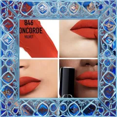 (Hàng Chuẩn) Son Dior Rouge Dior 846 Concorde Son Môi Velvet Finish Đỏ Cam Gạch Sang Trọng Chính Hãng Dior Tạo Nên Vẻ Đẹp Quyến Rũ Mẫu Mới