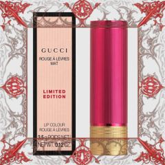 (Hàng Chuẩn) Son Gucci Limited-Edition Rouge À Lèvres Mat 217 Valeria Rose Son Môi Hồng Cam Đất Sang Trọng Chính Hãng Uy Tín