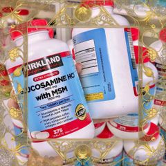 (Nhập Khẩu) Viên uống Glucosamine HCL 1500mg & MSM 1500mg Kirkland Mỹ Thực phẩm chức năng hỗ trợ khớp và xương chắc khỏe Nhập Khẩu