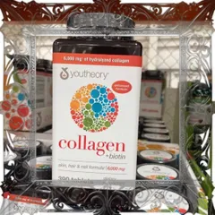 (Loại Tốt) Viên Bổ Sung Collagen + Biotin Youtheory 390 Viên Giúp Đẹp Da, Tóc, Móng Thực Phẩm Chức Năng Chính Hãng