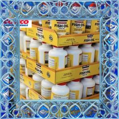 (Hàng Chuẩn) Viên uống dầu cá Kirkland Fish Oil 1000Mg Mỹ Hỗ trợ sức khỏe tim mạch, bổ sung Omega-3, 400 viên Đầy Đủ