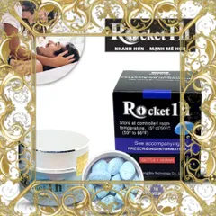 (Hàng Chất) Rocket 1h Chính Hãng Mỹ Hộp 10 Viên Chăm Sóc Mạnh Mẽ Cho Nam 521839 Nội Địa