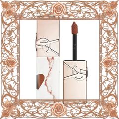 (Cao Cấp) Son Yves Saint Laurent YSL The Inks Vinyl Cream 442 Cuppuccino Kiss Màu 442 Cam Cháy Chính Hãng, Dưỡng Ẩm Cho Môi Rực Rỡ Chính Hãng