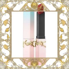 (Bản Mới) Set Son Yves Saint Laurent YSL The Slim 1966 Đỏ Đất + Loveshine Candy Glow 7B Hồng Nude Bộ Đôi Son Cao Cấp Chính Hãng Cho Ngày Lễ Tình Nhân Nội Địa