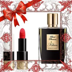 (Cao Cấp) Combo Nước Hoa Kilian Black Phantom Memento Mori EDP 50ml + Son Hermès Rouge Mat 64 Casaque Chính Hãng Bộ Đôi Làm Đẹp Hấp Dẫn Đầy Đủ