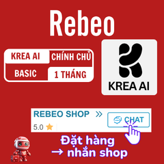 Mua Tài Khoản Krea AI 1 Tháng Giá Siêu Rẻ - Rebeo Shop