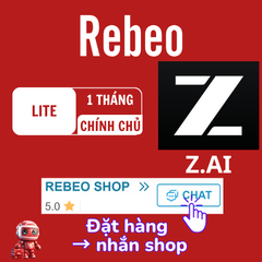 Tài khoản Z AI Chính Chủ 1 Tháng Giá Rẻ - Rebeo Shop
