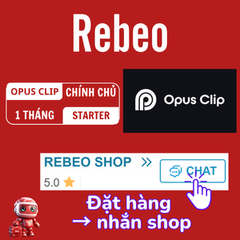 Mua Tài Khoản Opus Clip Giá Rẻ, Nâng Chính Chủ 1 Tháng - Rebeo Shop 783711