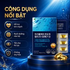 [Nature Life Health] Viên Dầu Cá Supercritical rTG Omega-3