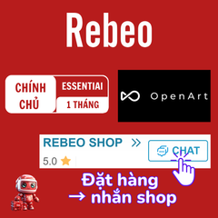Tài Khoản Chính Chủ Openart AI 1 Tháng Giá Siêu Rẻ - REBEO Shop