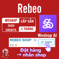 Tài khoản cấp sẵn WeShop AI giá rẻ - Rebeo shop