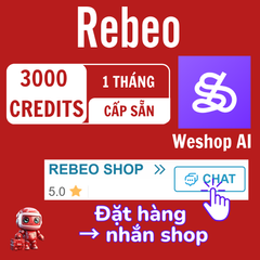 Tài khoản cấp sẵn WeShop AI giá rẻ - Rebeo shop
