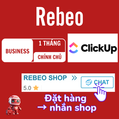 Tài Khoản Chính Chủ ClickUp Giá Rẻ 1 Tháng - Rebeo Shop