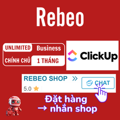 Tài Khoản Chính Chủ ClickUp Giá Rẻ 1 Tháng - Rebeo Shop
