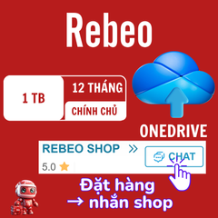 Nâng cấp chính chủ OneDrive 1TB giá rẻ, chính hãng, gói 1 năm