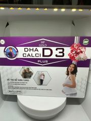 Dha calci d3 plus hp gold - Bổ sung canxi, phát triển chiều cao, giảm nguy cơ loãng xương, còi xương (H/ 2 lọ x 30 viên)