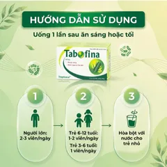 Viên hỗ trợ giảm nguy cơ táo bón Tabofina Traphaco (3 vỉ x 10 viên)