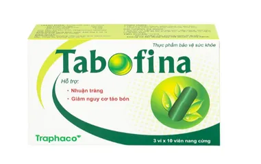 Viên hỗ trợ giảm nguy cơ táo bón Tabofina Traphaco (3 vỉ x 10 viên)