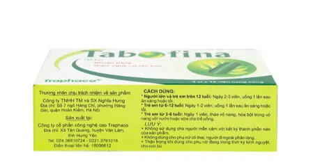 Viên hỗ trợ giảm nguy cơ táo bón Tabofina Traphaco (3 vỉ x 10 viên)