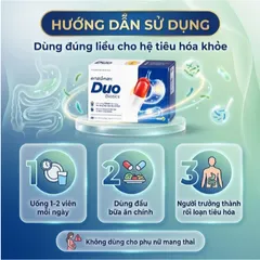 Viên hỗ trợ tăng cường tiêu hóa Enzymax Duo Biotics MHD (2 vỉ x 10 viên)