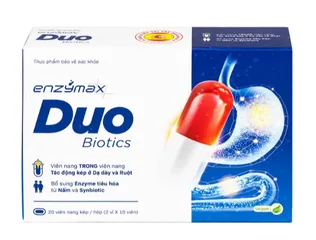 Viên hỗ trợ tăng cường tiêu hóa Enzymax Duo Biotics MHD (2 vỉ x 10 viên)