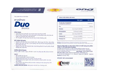 Viên hỗ trợ tăng cường tiêu hóa Enzymax Duo Biotics MHD (2 vỉ x 10 viên)