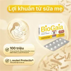 Viên bổ sung lợi khuẩn cho đường tiêu hóa BioGaia Protectis Tablets (10 viên)