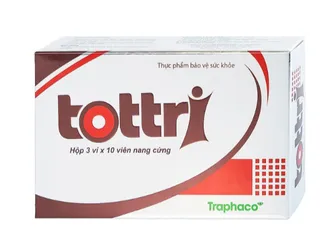 Viên hỗ trợ làm giảm triệuu chứngg trĩ nội, trĩ ngoại Tottri Traphaco (3 vỉ x 10 viên)