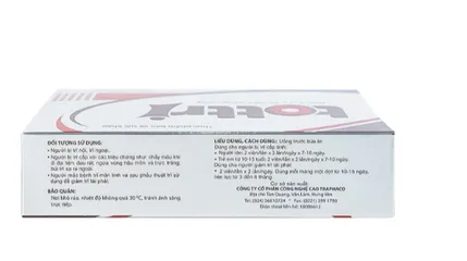 Viên hỗ trợ làm giảm triệuu chứngg trĩ nội, trĩ ngoại Tottri Traphaco (3 vỉ x 10 viên)
