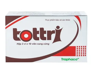 Viên hỗ trợ làm giảm triệuu chứngg trĩ nội, trĩ ngoại Tottri Traphaco (3 vỉ x 10 viên)
