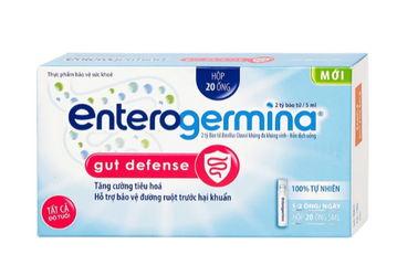 Hỗn dịch uống men vi sinh Enterogermina Gut Defense Sanofi tăng cường tiêu hóa, hỗ trợ bảo vệ đường ruột