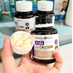 Healthy Care Kids Milk Calcium |60 viên| Bổ sung Calci sữa - Tăng cường sức khỏe xương/răng/cơ bắp cho trẻ từ 4 tháng tuổi trở lên - S/P Chuẩn Úc