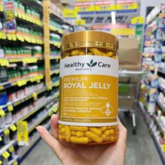Sữa ong chúa Healthy Care Royal Jelly 1000 mg |120 & 365 viên| Hỗ trợ làm đẹp da - Cân bằng nội tiết tố & Bổ sung năng lượng cho sức khỏe [SP Chuẩn Úc]