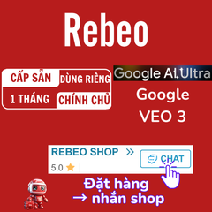 Tài Khoản Chính Chủ Google AI Pro - Veo 3 1k Credit giá rẻ tại Rebeo