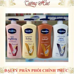 Dưỡng Thể Vaseline 725ml - Sữa Dưỡng Trắng Da, Ngăn Ngừa Khô Ráp, Giúp Da Mềm Mịn, Nhiều Mùi Hương Tùy Chọn