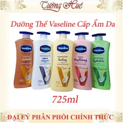Dưỡng Thể Vaseline 725ml - Sữa Dưỡng Trắng Da, Ngăn Ngừa Khô Ráp, Giúp Da Mềm Mịn, Nhiều Mùi Hương Tùy Chọn