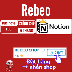 Nâng Tài Khoản Notion Business Giá Rẻ - Rebeo Shop