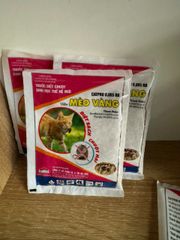 Combo 3 gói thuốc diệt chuột dạng hạt thóc Mèo Vàng(có sẵn hàng) 50g/1 gói