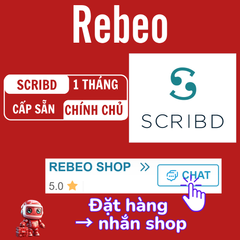 Tài khoản Scribd Premium 1 tháng giá rẻ - Rebeo shop