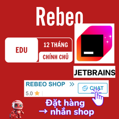 Tài khoản JetBrains Edu Chính Chủ 12 Tháng REBEO Shop