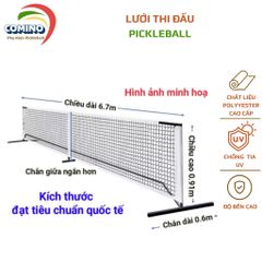 Lưới Pickleball hàng chất lượng, chất polyester bền bỉ, kích thước chuẩn quốc tế ( không kèm khung )