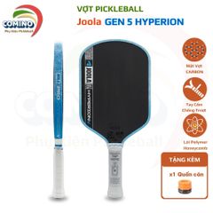 Vợt pickleball Joola Hyperion Pro V - Bolt Blue (Ben Johns), Vợt Joola Gen 5 bản 16mm, nội địa trung