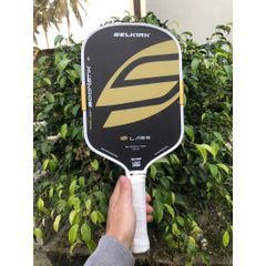 Vợt pickleball Selkirk Boomstik Project 003 Elongated , lõi tổ ong, mặt carbon , 16mm màu đen - vàng