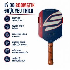 Vợt Pickleball Selkirk OMNI Elongated, lõi tổ ong, bản 16mm, mặt nhám carbon T700 , bản 1776