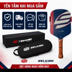 Vợt Pickleball Selkirk OMNI Elongated, lõi tổ ong, bản 16mm, mặt nhám carbon T700 , bản 1776