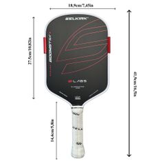 Vợt Pickleball Selkirk Boomstik Asia, kiếm soát bóng tốt. siêu xoáy, bản 16mm, trợ lực siêu cấp